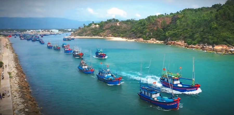 Các đơn vị chức năng kiên quyết không để tàu không đủ điều kiện hoạt động ra khơi. Ảnh: N.N tau-ca-hn.jpg