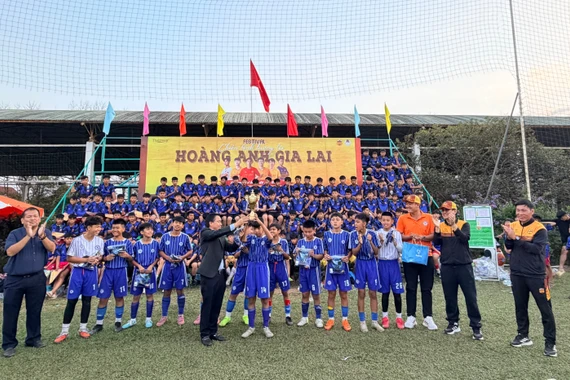 Đội Anh Phúc Đồng Nai giành chức vô địch tại Festival tuyển sinh Chiến binh tương lai năm 2026 do Học viện LPBank Hoàng Anh Gia Lai tổ chức tại Gia Lai ngày 18-1.