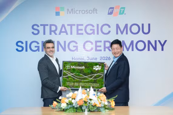 FPT hợp tác với Microsoft thúc đẩy ứng dụng trí tuệ nhân tạo AI và chuyển đổi số tại châu Á.