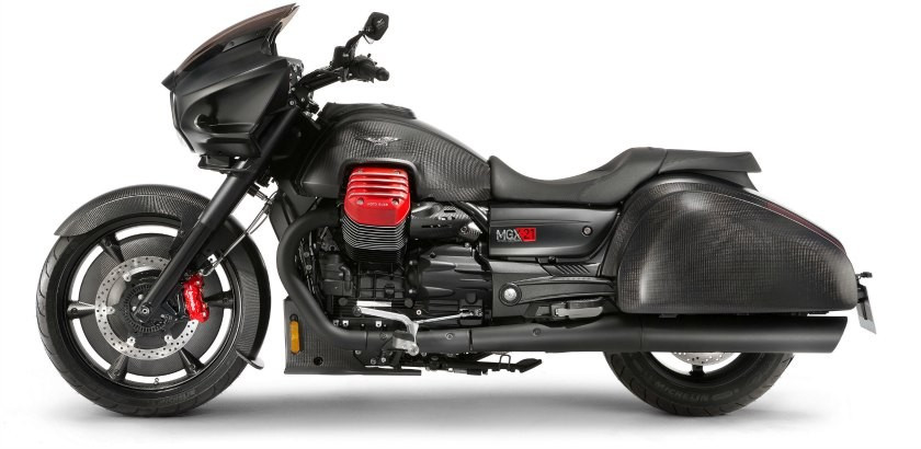 Đậm chất cruiser Ý, mạnh mẽ và tinh tế đến từng chi tiết. Ảnh: S.T moto-guzzi-mgx-21-flying-fortress.jpg