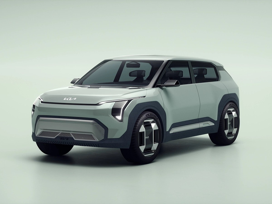 Ngoại hình trẻ trung, đậm chất tương lai. Ảnh: S.T upcoming-kia-ev3.jpg