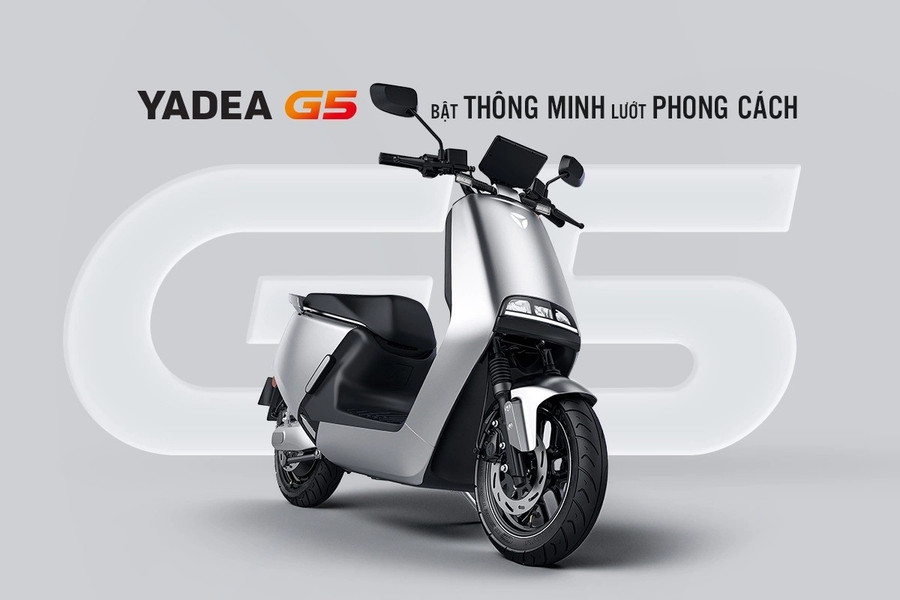 Thiết kế hiện đại, đậm chất châu Âu. Ảnh: S.T yadea-g5-20.jpg