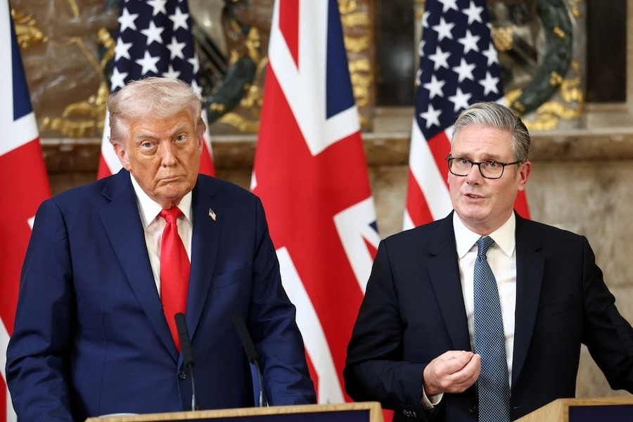 Tổng thống Trump tuyên bố bất ngờ về Tổng thống Putin và xung đột Nga-Ukraine. Ảnh: Reuters 7hdbod6uefiqnmo6oh3sjfzc5a.jpg