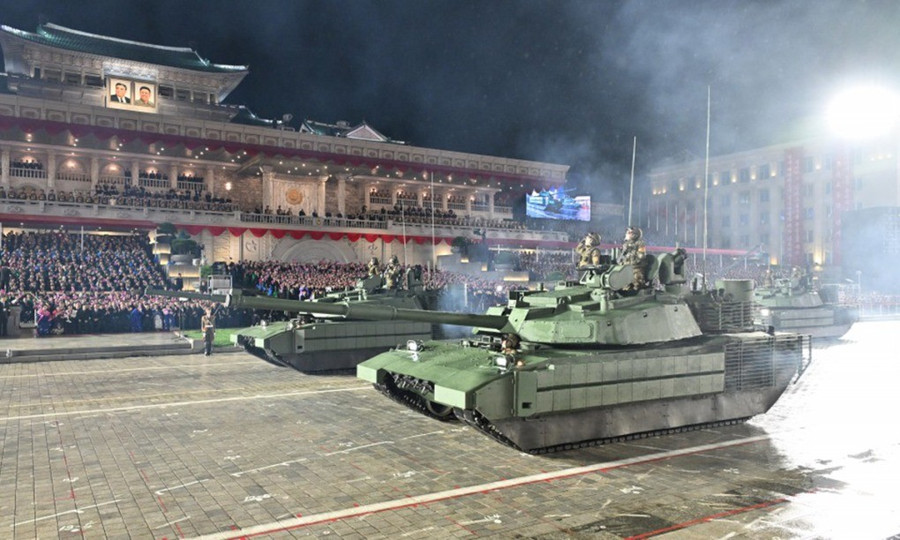 Xe tăng thuộc dòng Cheonma-20. Ảnh: KCNA xe-tang-trieu-tien-1760161169-58.jpg