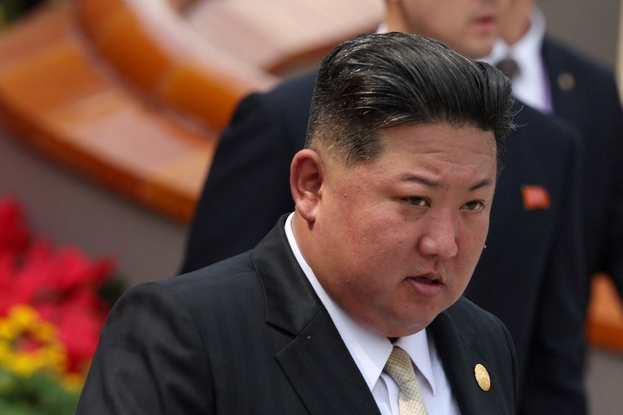 Nhà lãnh đạo Triều Tiên Kim Jong-un sẽ trình bày chính sách phát triển vũ khí hạt nhân tại Đại hội Đảng Lao động Triều Tiên. Ảnh: Reuters aiorrout2npzvlf5ddrmvc6n3y.jpg