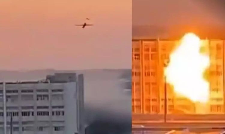 Ukraine phóng hàng trăm UAV nhắm vào cảng Primorsk của Nga, gây ra vụ nổ tại các tàu chở dầu thuộc "hạm đội bóng tối". Ảnh: vietnam.vn 0fa022d78e714bd89518628b5467cd84.jpg