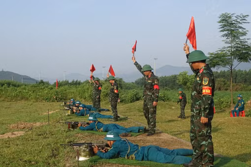 Thông báo bắn đạn thật tại thao trường huấn luyện Suối Nước Mó.