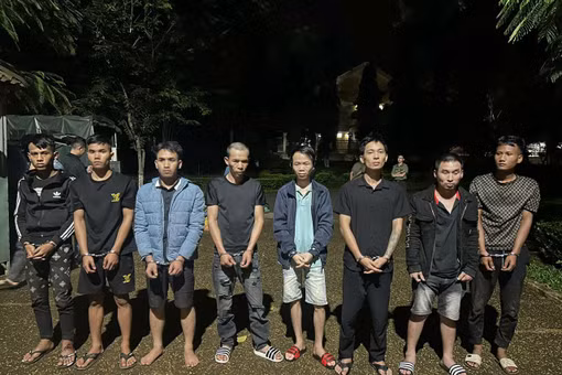Bắt giữ 8 đối tượng mua bán, tàng trữ, sử dụng trái phép chất ma túy