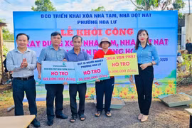 Pleiku: Khởi công xây dựng nhà ở cho hộ cận nghèo tại phường Hoa Lư