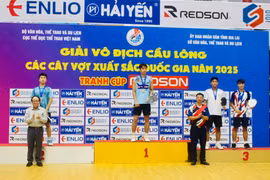 Bế mạc Giải vô địch cầu lông các cây vợt xuất sắc quốc gia 2025