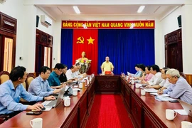 Phó Bí thư Thường trực Tỉnh ủy Châu Ngọc Tuấn làm việc với Báo Gia Lai, Đài Phát thanh-Truyền hình tỉnh về sắp xếp tổ chức bộ máy