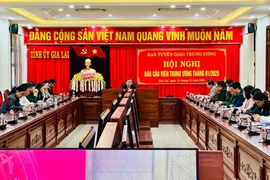 Gần 48.000 đại biểu tham dự hội nghị báo cáo viên Trung ương tháng 1