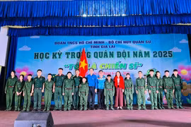 120 chiến sĩ “nhí” tham gia chương trình Học kỳ trong quân đội năm 2025