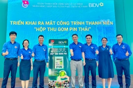 Đoàn Thanh niên BIDV Gia Lai ra mắt công trình thanh niên “Hộp thu gom pin thải”