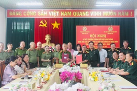 Hội Cựu chiến binh tỉnh phối hợp với Hội Cựu Công an Nhân dân tỉnh ký kết chương trình phối hợp.