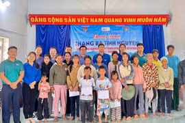 Đoàn các cơ quan Đảng tỉnh Gia Lai tổ chức chương trình “Tháng ba tình nguyện” tại xã Krong