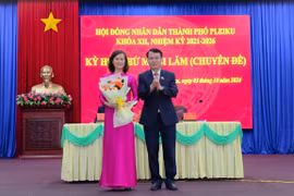 Bà Hoàng Thị Minh Bình được bầu giữ chức Phó Chủ tịch UBND TP. Pleiku