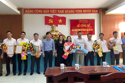 Trao quyết định bổ nhiệm 18 cán bộ lãnh đạo, quản lý cấp phòng 