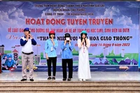 Chư Prông tuyên truyền “Thanh niên với văn hóa giao thông”