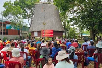 Phát động phong trào Toàn dân bảo vệ an ninh Tổ quốc tại làng Ốp