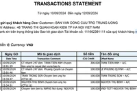 Công khai thêm 2.009 trang sao kê ủng hộ đồng bào thiệt hại do bão lũ