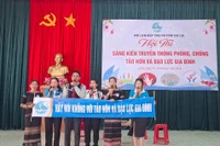 Xã Ia Broắi giành giải nhất hội thi sáng kiến truyền thông phòng-chống tảo hôn và bạo lực gia đình