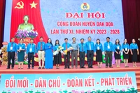 Công đoàn các huyện Đak Đoa, Đak Pơ, Đức Cơ đại hội nhiệm kỳ 2023-2028