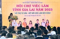 251 lao động được tuyển dụng trực tiếp tại hội chợ việc làm tỉnh Gia Lai năm 2023