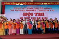 12 thí sinh tham gia Hội thi Bí thư chi bộ giỏi cấp Đảng bộ Khối 