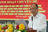 Đảng ủy Khối các Cơ quan và Doanh nghiệp tỉnh: Sinh hoạt chuyên đề xây dựng Đảng về đạo đức 