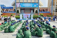 Gia Lai: 64 thiếu nhi tham gia chương trình “Học làm chiến sĩ công an”