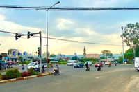 Ngã ba Phù Đổng (TP. Pleiku). Ảnh: Hà Duy