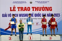 Gia Lai giành 2 huy chương vàng ở Giải Vô địch Wushu trẻ quốc gia