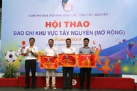 Hội Nhà báo tỉnh Gia Lai giành giải nhì tại Hội thao Báo chí khu vực Tây Nguyên mở rộng