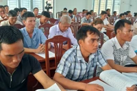 Quang cảnh lớp tập huấn. Ảnh: Sơn Trung
