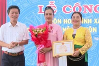 Thôn Hòa Bình đạt chuẩn nông thôn mới