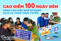 Cao điểm 100 ngày đêm: Nâng cao hiệu quả sử dụng dịch vụ công trực tuyến