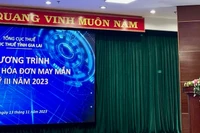 Công bố 15 “Hóa đơn may mắn” trúng thưởng quý III-2023