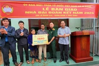 Lữ đoàn 234 bàn giao “Nhà đại đoàn kết” cho gia đình có hoàn cảnh khó khăn