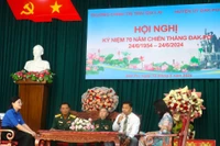 Hội nghị 70 năm Chiến thắng Đak Pơ. Ảnh: Ngọc Minh