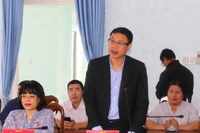 Thứ trưởng Bộ Khoa học và Công nghệ Lê Xuân Định làm việc với huyện Kông Chro