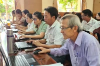 Kbang tập huấn phần mềm quản lý cơ sở dữ liệu cán bộ, công chức, viên chức