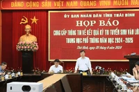 Giám đốc Sở GD-ĐT Thái Bình tiếp tục bị đình chỉ công tác