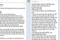 Nửa đêm, mạng xã hội xôn xao tin 'lộ đề' thi tốt nghiệp THPT 2024