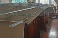 Đà Lạt: La phông hội trường bị sập, hiệu trưởng nói không ảnh hưởng nghiêm trọng