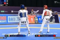 Nữ võ sỹ Việt Nam tạo 'địa chấn' khi đánh bại ĐKVĐ Taekwondo thế giới