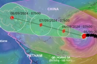 Bão số 3 mạnh lên thành siêu bão, mạnh cấp 16 với sức gió 184-201 km/giờ, giật trên cấp 17