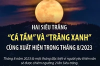 Hai Siêu trăng Cá Tầm và Trăng Xanh cùng xuất hiện trong tháng 8