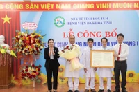 Bệnh viện đa khoa tỉnh Kon Tum được công nhận là bệnh viện hạng 1