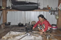 Gác bếp ngày mưa